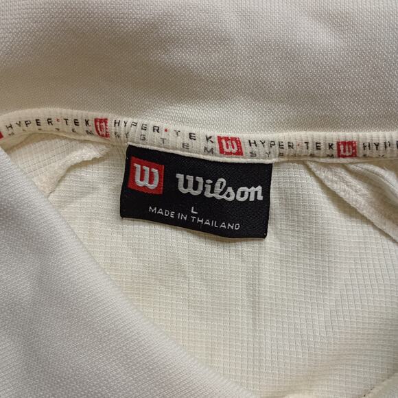 Wilson Hyper Tek Polo Lightweight Athletic Tennis Shirt - Picture 5 of 7